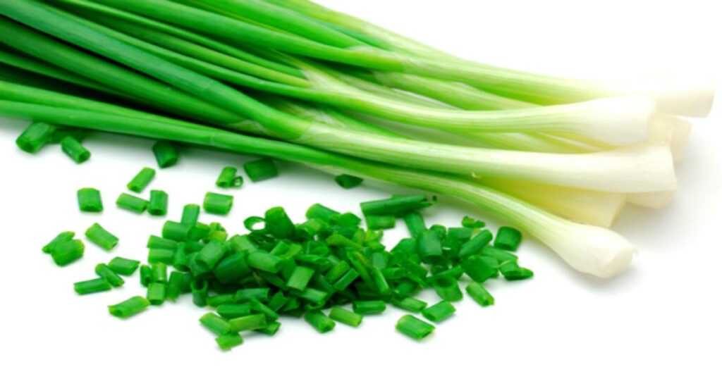 فوائد البصل الاخضر