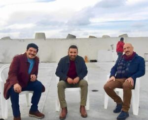 طارق لطفي وأحمد السقا وباسم سمرة من كواليس العتاولة